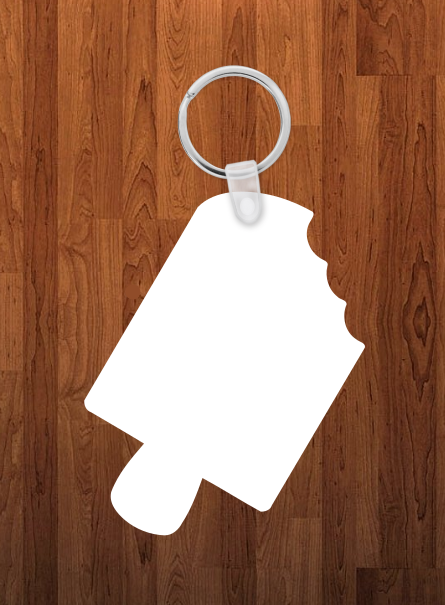 Popsicle Keychain - Single sided or double sided  -  Sublimation Blank