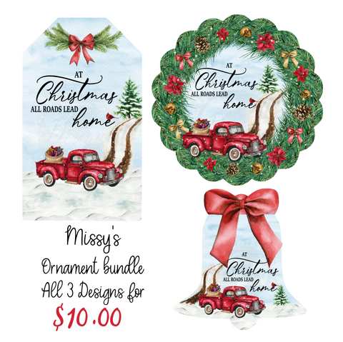 (Instant Print) Digital Download - At Christmas all road lead home  , made for our MDF blanks