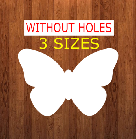 Butterfly withIOUT holes - Wall Hanger - 3 sizes to choose from -  Sublimation Blank  - 1 sided  or 2 sided options