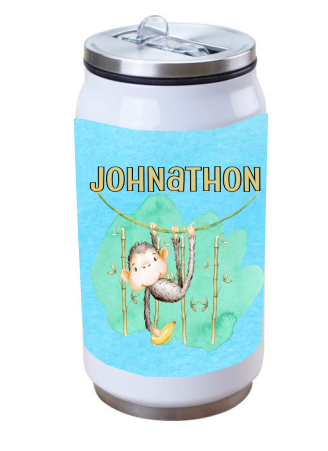 (Instant Print) Digital Download - Personalize your can cup monkey Designs , made for our can cups
