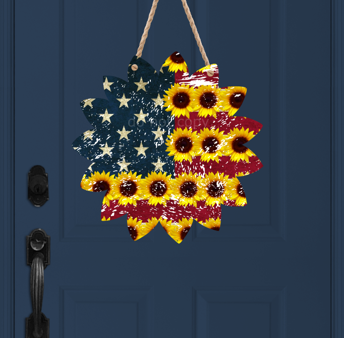 (Instant Print) Digital Download - Sunflower flag