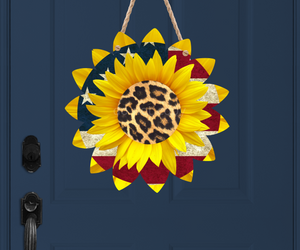 (Instant Print) Digital Download - Sunflower flag and cheetah