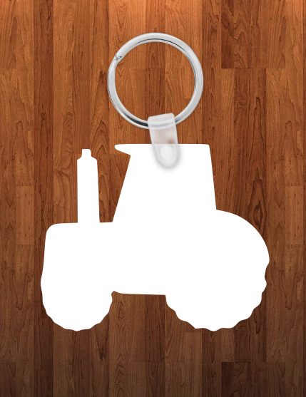 Tractor Keychain - Single sided or double sided  -  Sublimation Blank