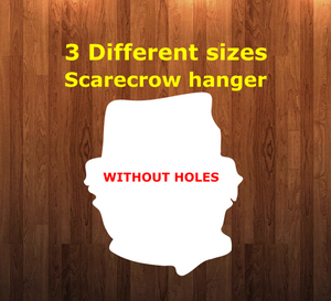 Scarecrow WITHOUT holes - Wall Hanger - 3 sizes to choose from -  Sublimation Blank  - 1 sided  or 2 sided options