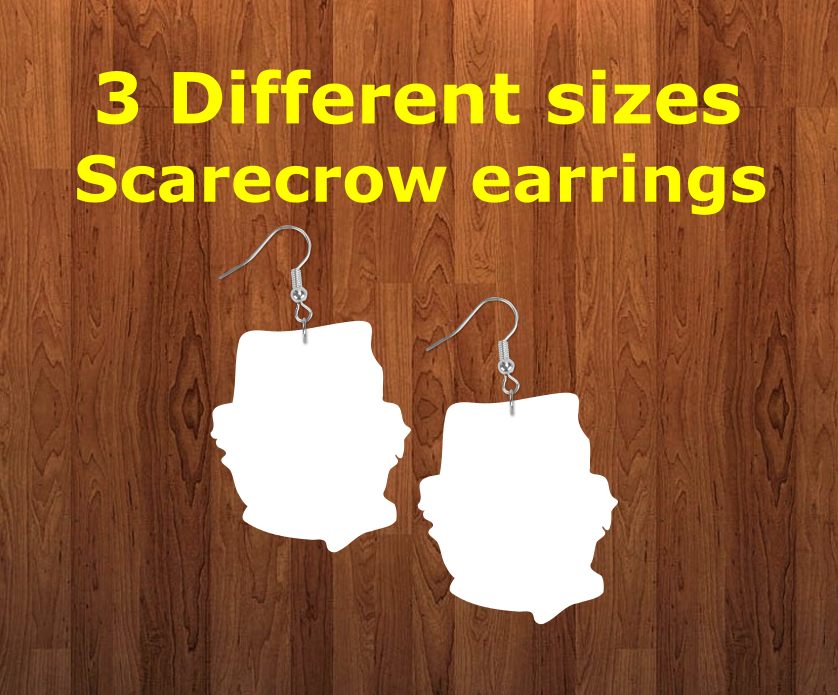 Scarecrow earrings size 1.5 inch - BULK PURCHASE 10pair