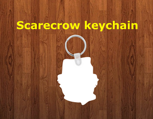 Scarecrow Keychain - Single sided or double sided  -  Sublimation Blank