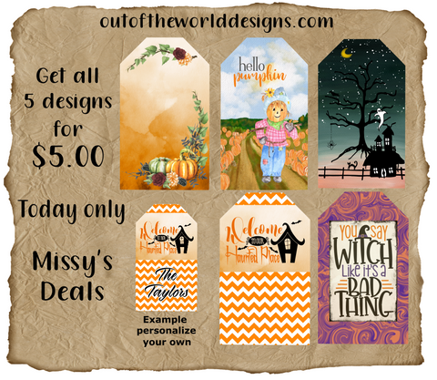 (Instant Print) Digital Download - Get all 5 designs for $5.00 today only