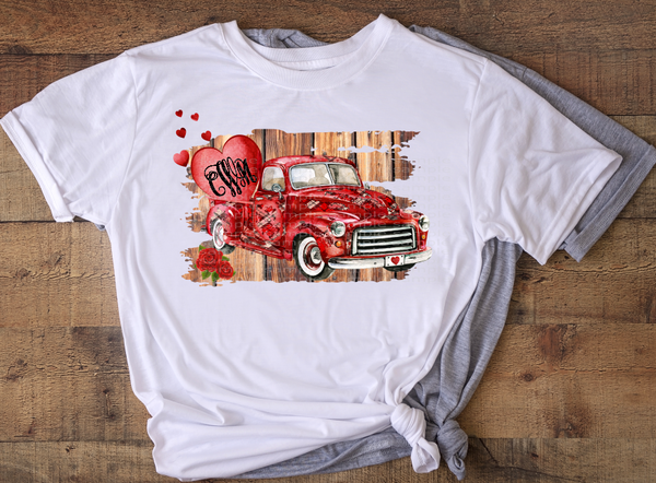 (Instant Print) Digital Download - Monogram heat truck, add your own monogram