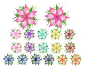 (Instant Print) Digital Download - 18pc Floral Bundle