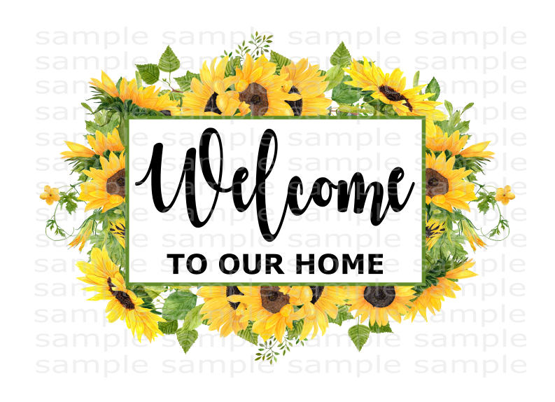 (Instant Print) Digital Download - Welcome to our home