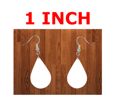 1 inch tear drop  - BULK PURCHASE 10pair