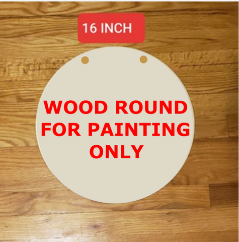 16 inch Wood Round Blanks For Painting