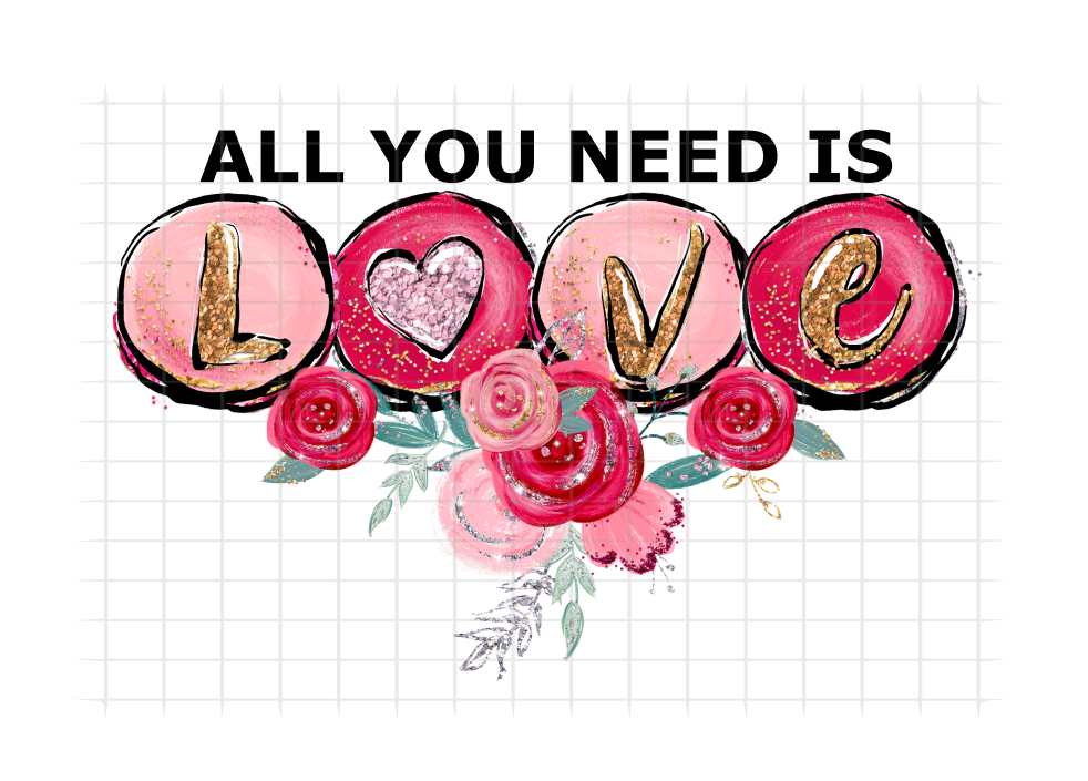 (Instant Print) Digital Download - All you need is LOVE