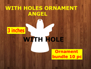 10pc or 25pc  Angel With hole - Ornament Bundle Price