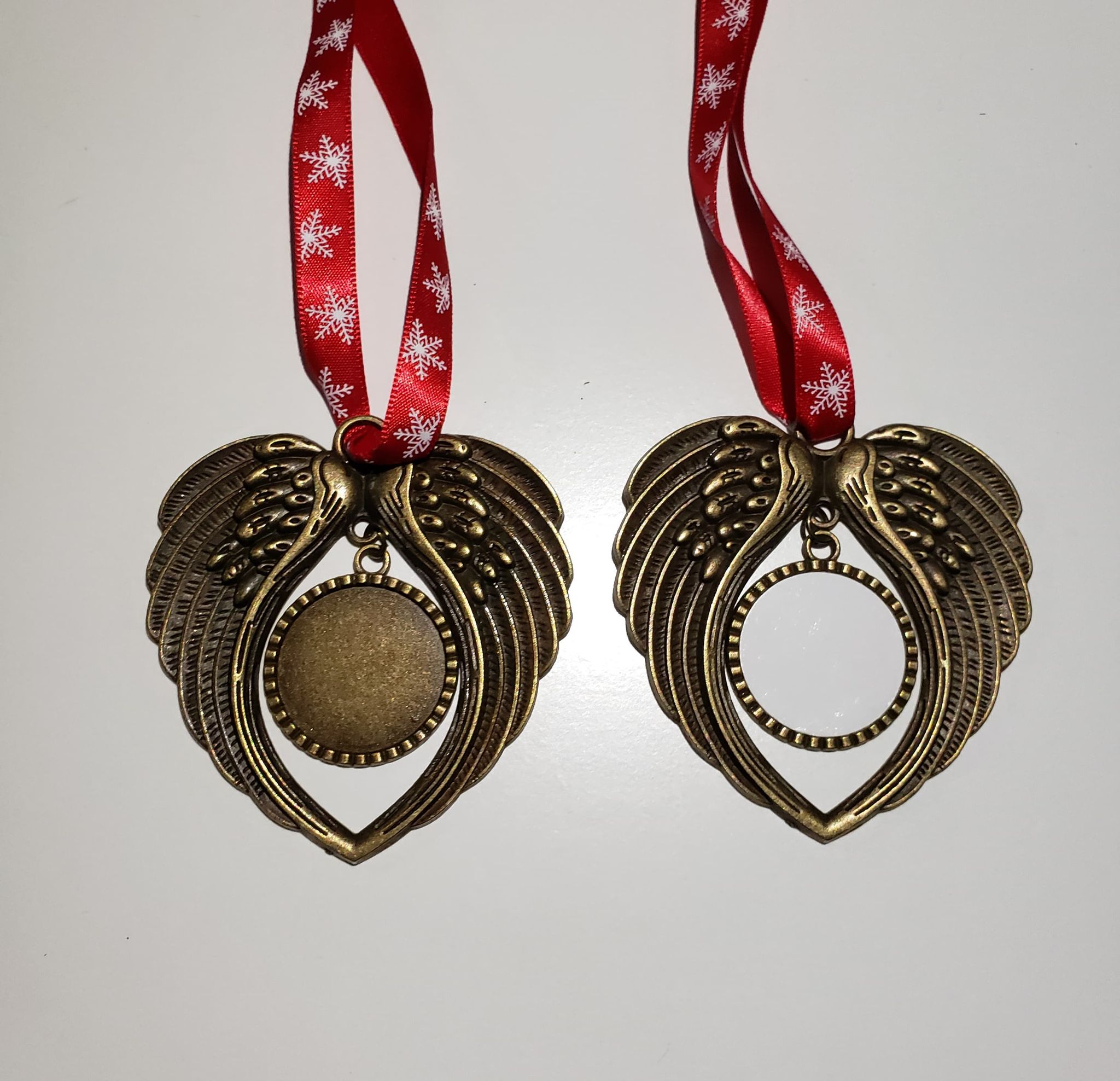 Single or bulk options - Angel wing Ornament for sublimation