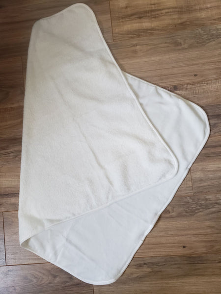 White super soft baby blanket - 30x40