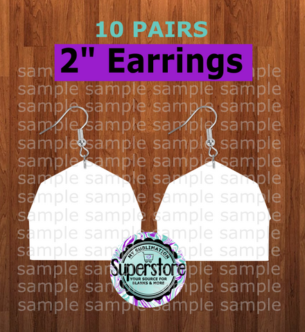 Barn earrings size 2 inch - BULK PURCHASE 10pair