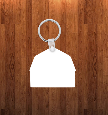 Barn Keychain - Single sided or double sided  -  Sublimation Blank