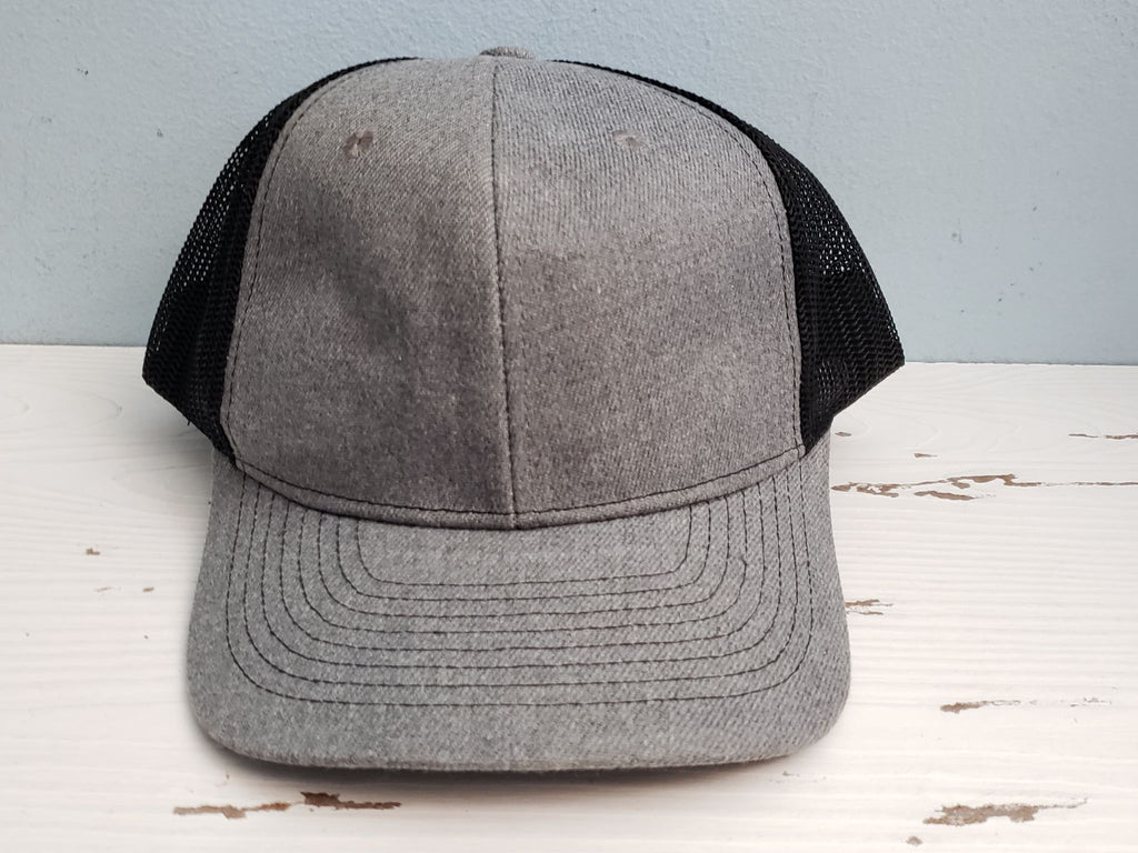 Mens snap back grey & black mesh hat – My Sublimation Superstore
