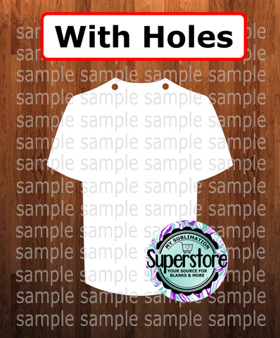 Baseball shirt - WITH holes - Wall Hanger - 5 sizes to choose from - Sublimation Blank