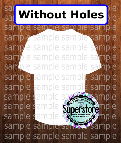 Baseball shirt - withOUT holes - Wall Hanger - 5 sizes to choose from - Sublimation Blank