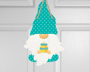 (Instant Print) Digital Download - Birthday gnome  -  design made for MDF  blanks