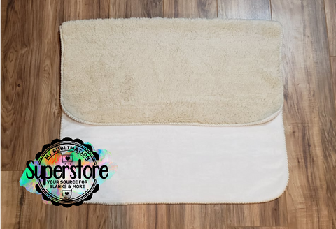 30x40 Sherpa tan super soft baby blanket - Custom made for our group