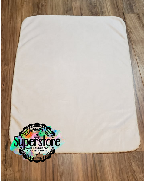 30x40 Sherpa tan super soft baby blanket - Custom made for our group