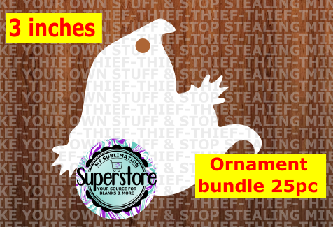 Boo Ghost - with hole - Ornament Bundle Price