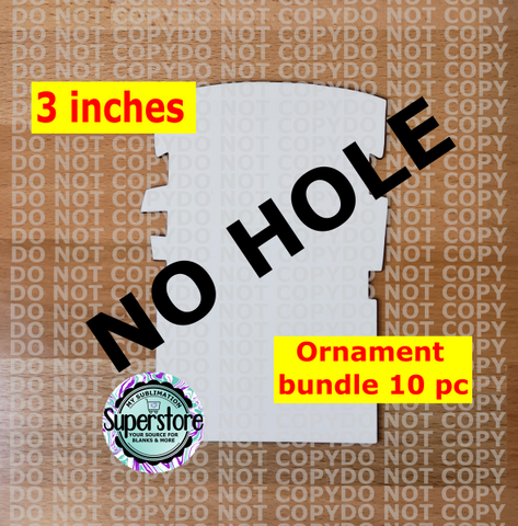 Booth  - withOUT hole - Ornament Bundle Price