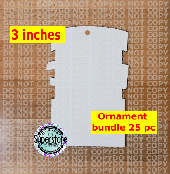 Booth  - WITH hole - Ornament Bundle Price