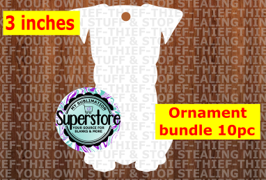 Boxer - with hole - Ornament Bundle Price
