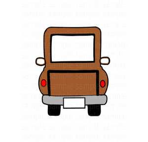 (Instant Print) Digital Download - Brown truck