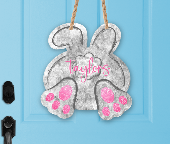 (Instant Print) Digital Download - 2pc Easter bunny tail  designs - made for our blanks