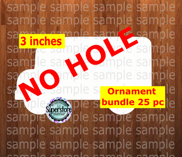 Bus - withOUT hole - Ornament Bundle Price
