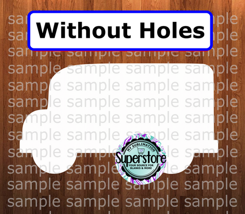 Bus - withOUT holes - Wall Hanger - 5 sizes to choose from - Sublimation Blank