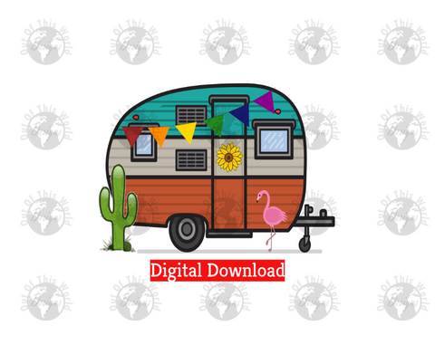 Camper (Instant Print) Digital Download