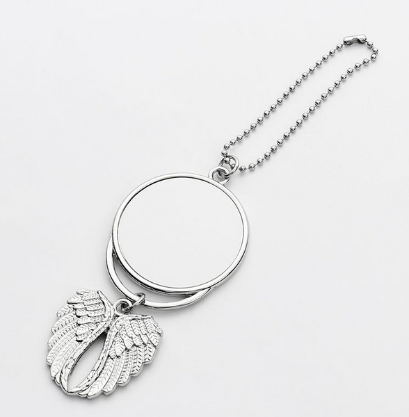 Angel wings Car charms 1.5" center - Single or Bulk option - Double sided