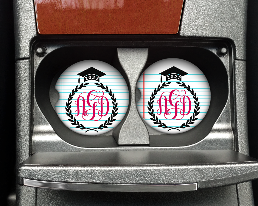 (Instant Print) Digital Download - Grad monogram design - 2pc bundle w ...