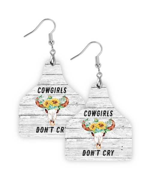 Digital download - 2pc Cattle tag design with cute sunflower bulls