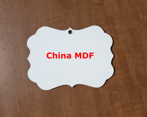 MDF 10pc double sided benelux ornament bundle (China Blank) ready to ship