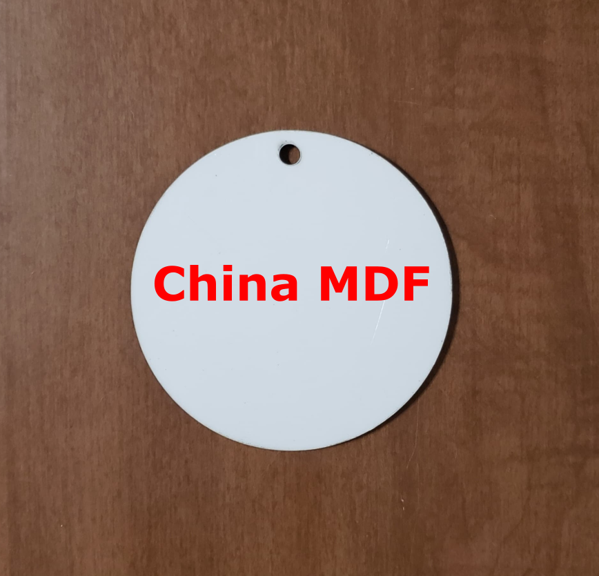 MDF 10pc double sided round ornament bundle (China Blank) ready to ship