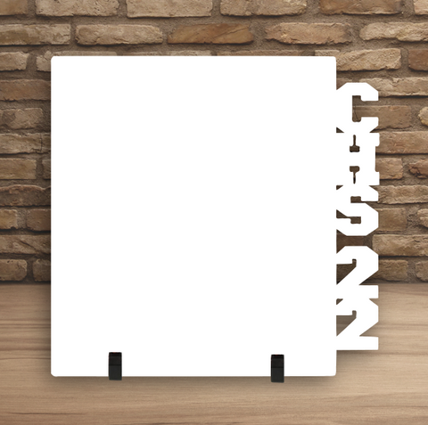 CHS 22 frame no holes - 3 different sizes use drop down bar -  Sublimation Blank MDF Single Sided