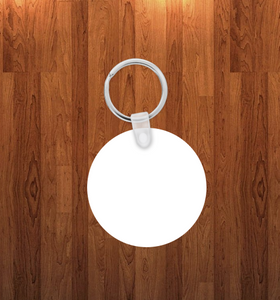 Round Keychain - Single sided or double sided  -  Sublimation Blank