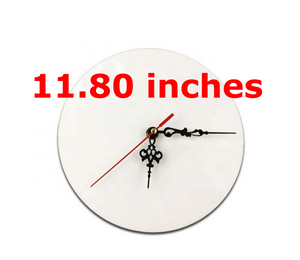 11.81 Clock blank , they are great for Sublimation !!! ( Single or bulk buy )