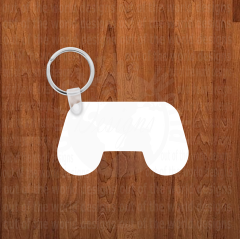 Controller Keychain - Single sided or double sided  -  Sublimation Blank