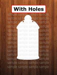 With holes - Cookie jar shape - 6 different sizes - Sublimation Blanks