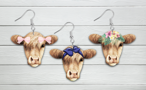 Digital Download - Cow bundle 3pc design - made for our blanks