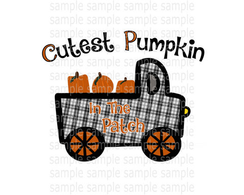 (Instant Print) Digital Download - Cutest Pumpkin In The Pumpkin Patch