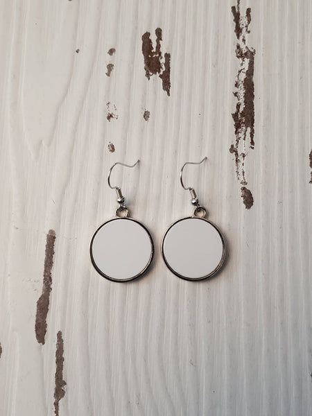 Round dangle earrings - 5 pairs or 10 pairs
